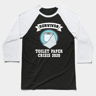 Product of the Year Toilet Paper Corona Survivor Pandemic Funny Baseball T-Shirt